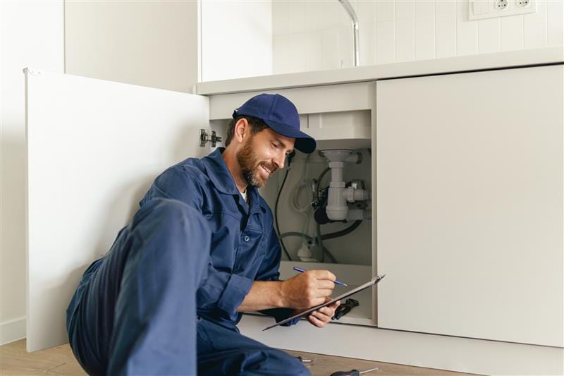 Residential plumber providing service in a El Monte home